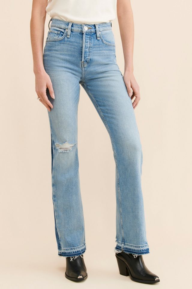 Hudson Faye Ultra High-Rise Crop Flare Jeans | Anthropologie