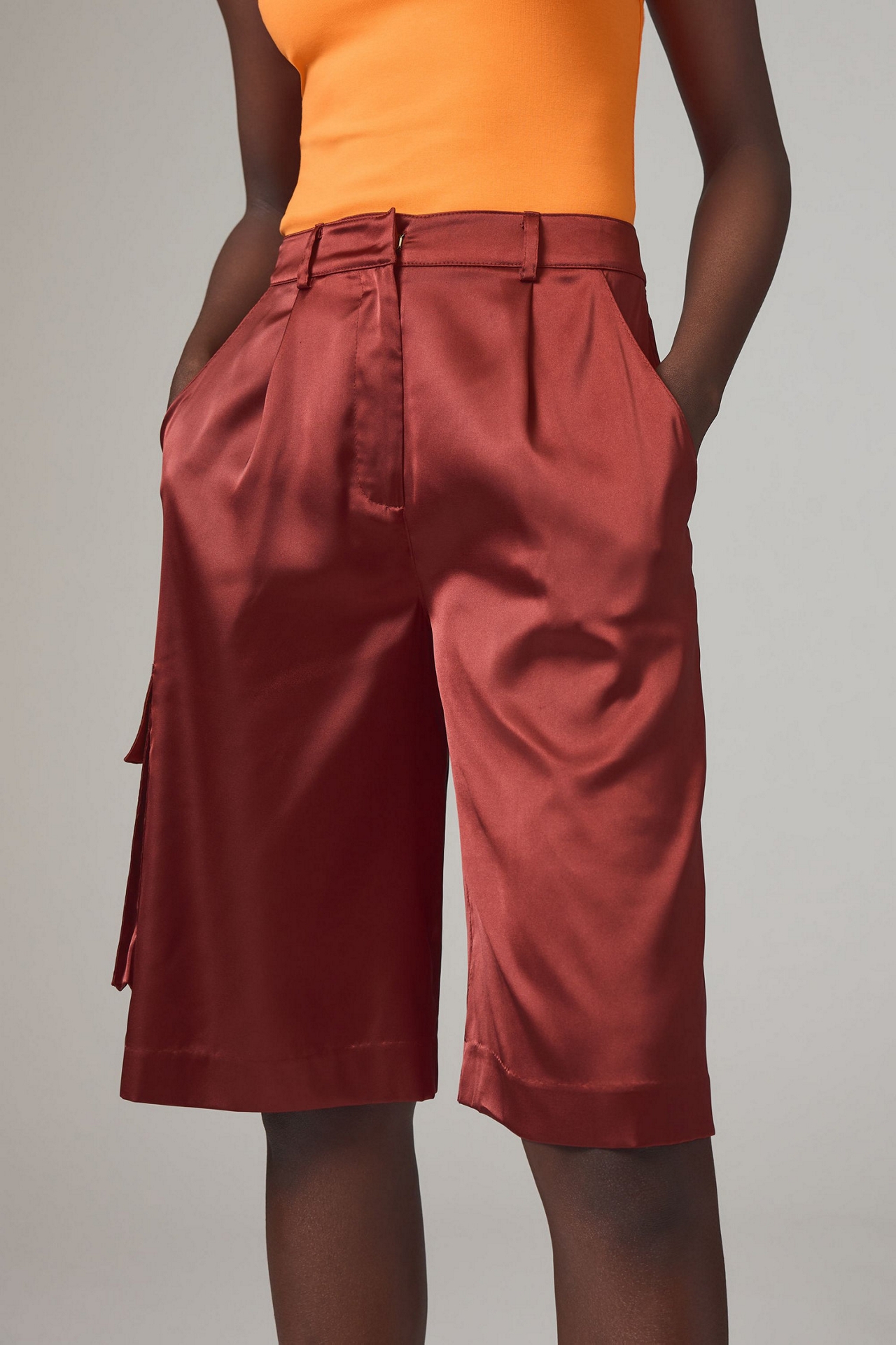 Hutch Pleated Utility Shorts
