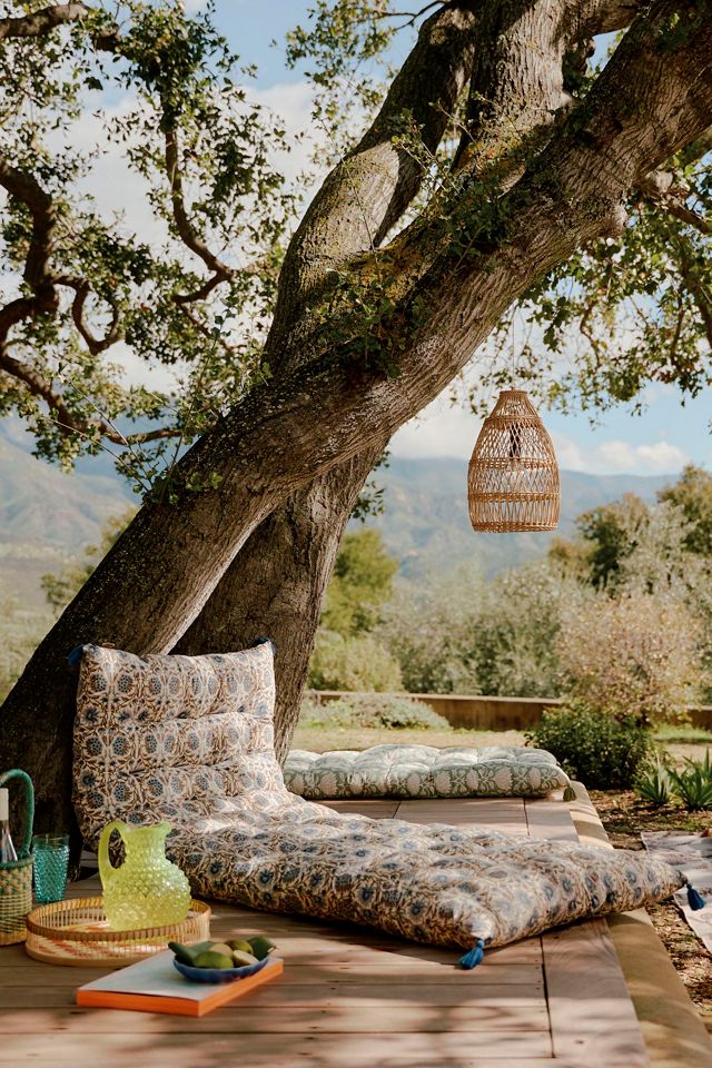 Pink Woven Bamboo Trays, Set of 2 #4