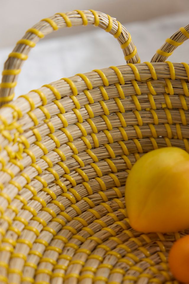 Colorful Seagrass Basket | Terrain