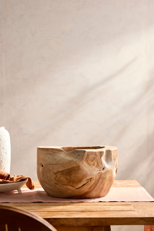 Teak Root Half Moon Planter #1