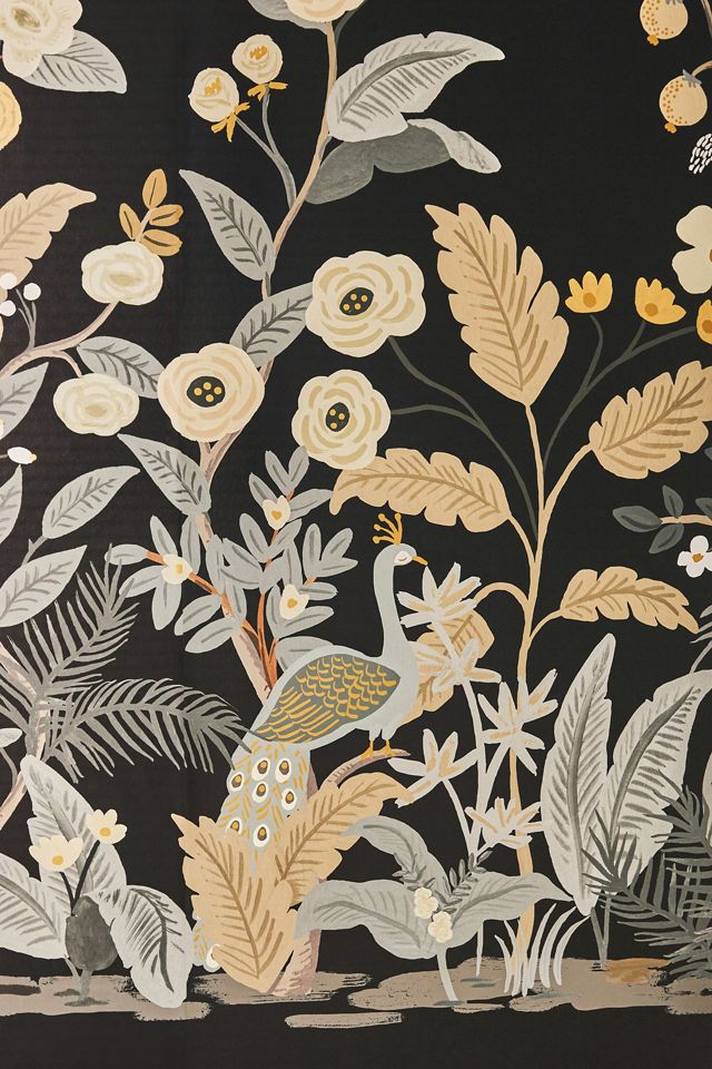 Rifle Paper Co. Peacock Mural Wallpaper #2