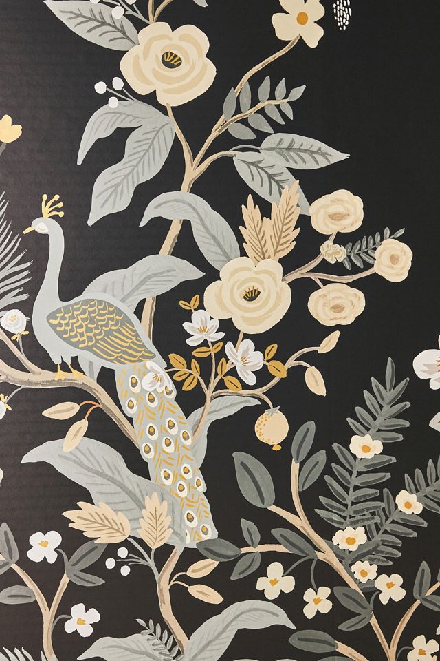 Rifle Paper Co. Peacock Mural Wallpaper #3