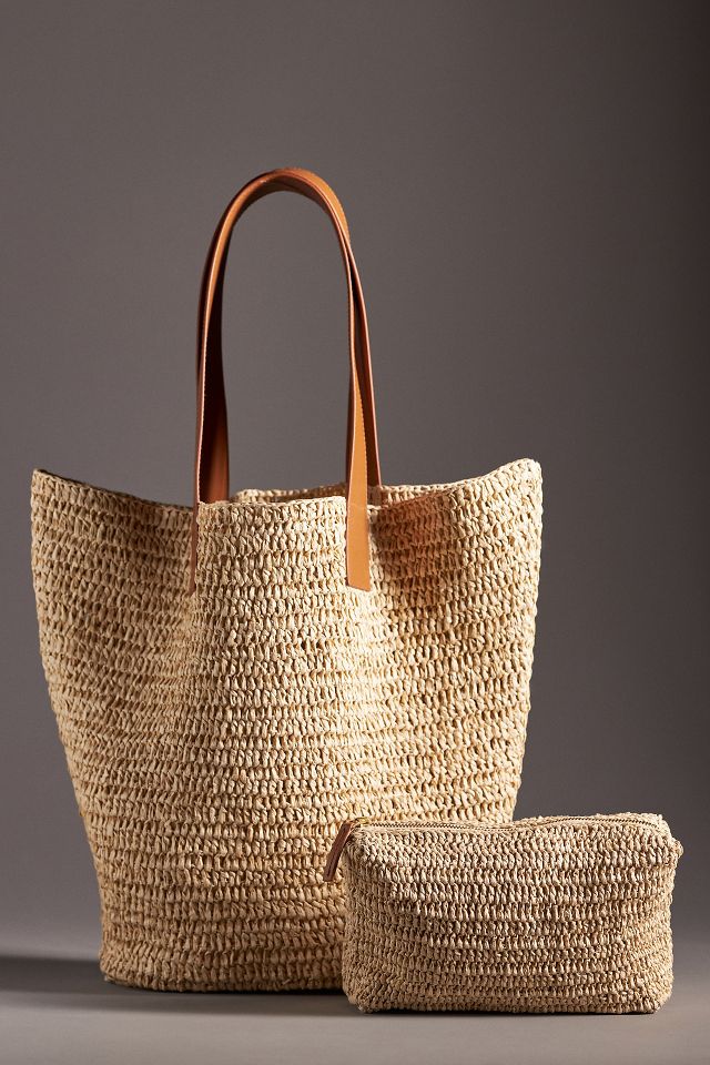 Anthropologie straw bag hot sale