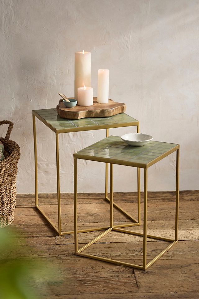 Marble top 2024 nesting side tables