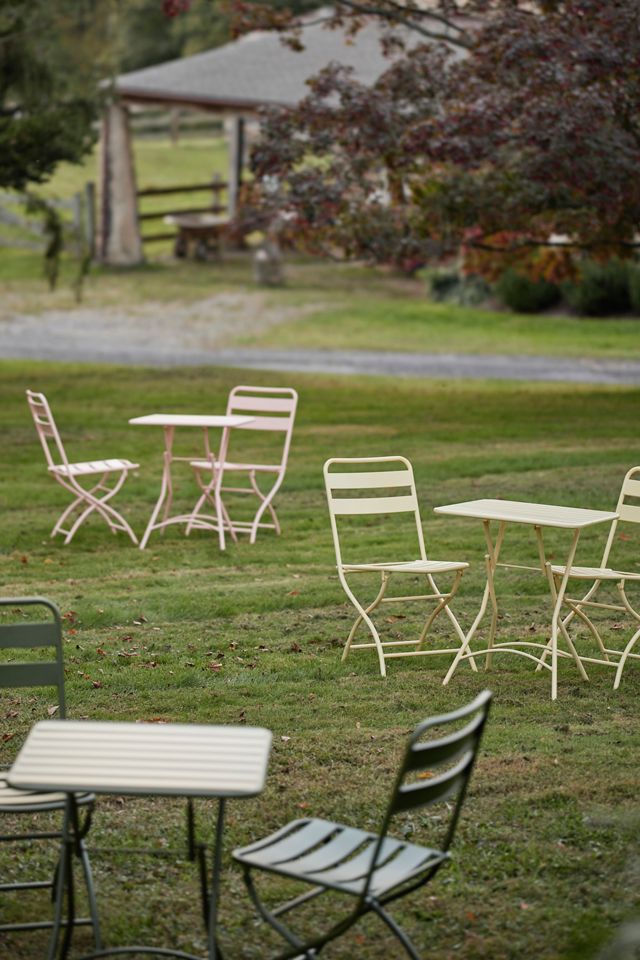 Folding Iron Bistro Set #4