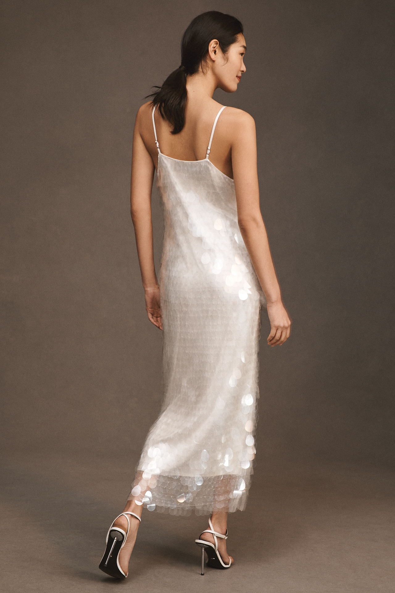 BHLDN Amour Sequin Midi Dress