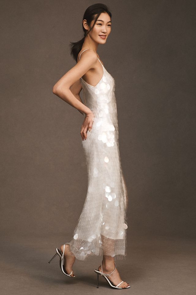 BHLDN Amour Sequin Midi Dress #4