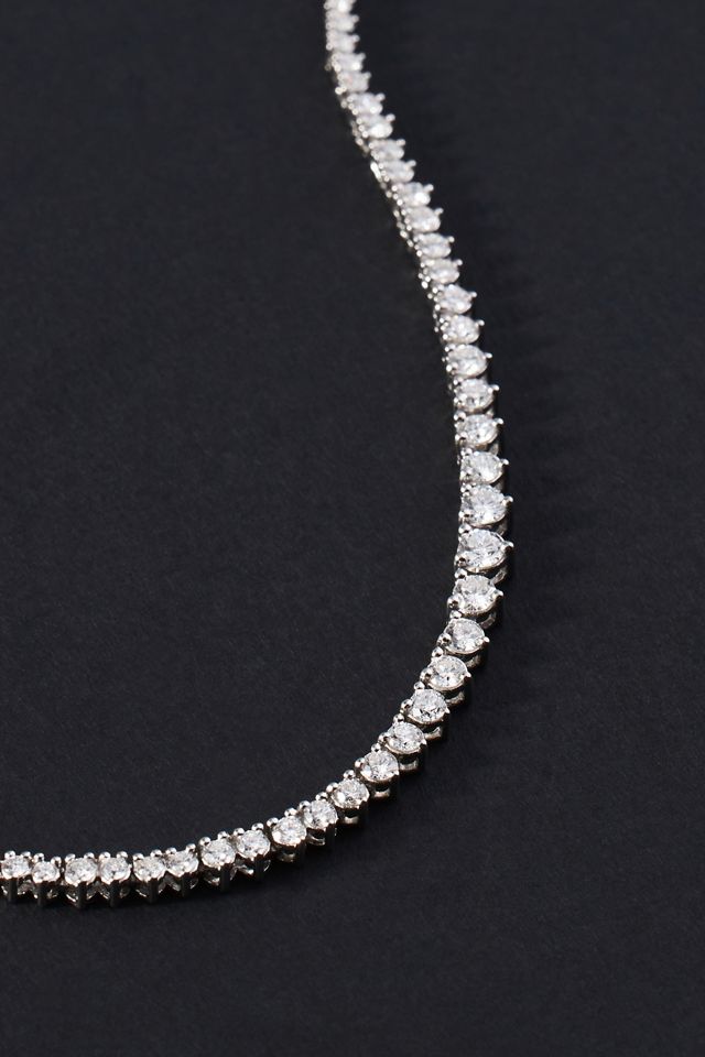 Graduated Diamond Tennis Necklace #1