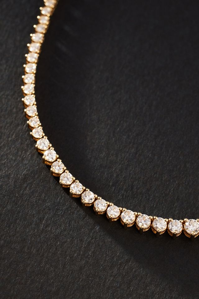 Graduated Diamond Tennis Necklace #1