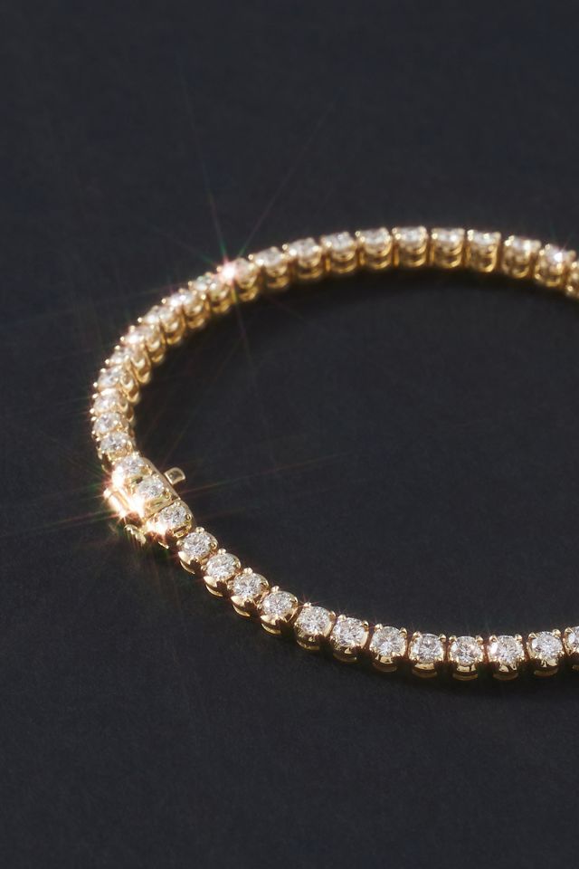 Bezel Diamond Tennis Bracelet #1