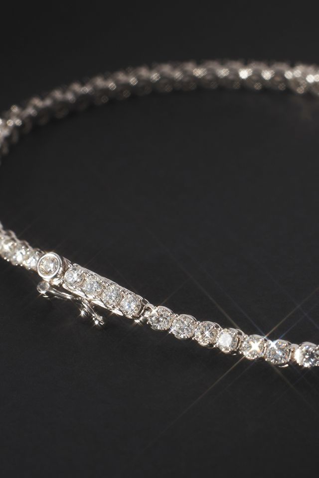 Bezel Disc Diamond Bracelet #1