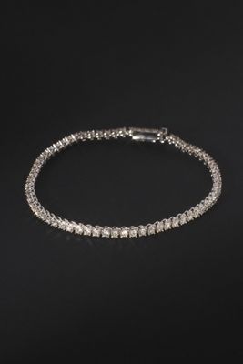Bezel Disc Diamond Bracelet