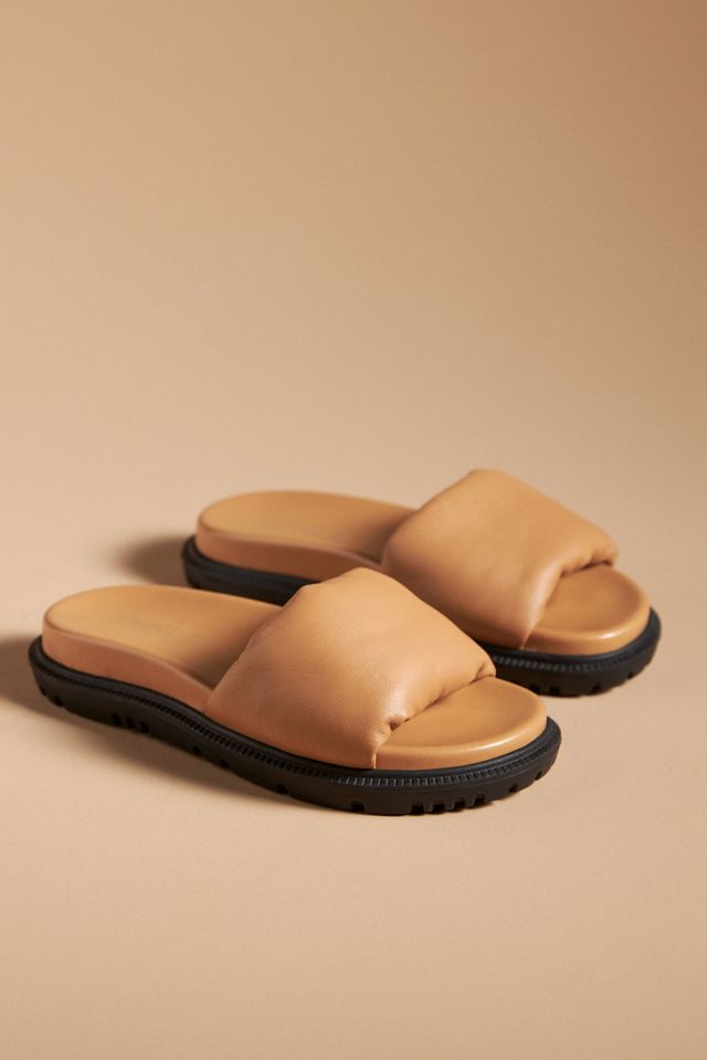 Silent D Puff Slide Sandals #1