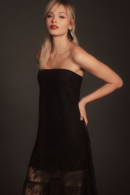chinese dress ladies Mesh Sleeveless Maxi Dress | Ann Alder