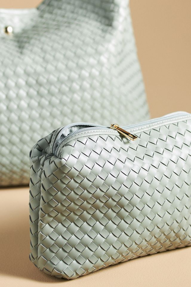 The Love Knot Faux Leather Bag: Woven Edition | Anthropologie