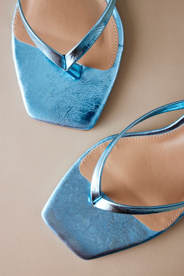By Anthropologie Toe-Strap Kitten Heels #1