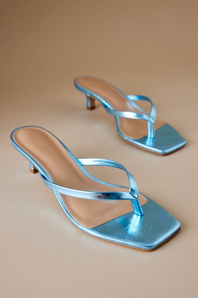 By Anthropologie Toe-Strap Kitten Heels #3