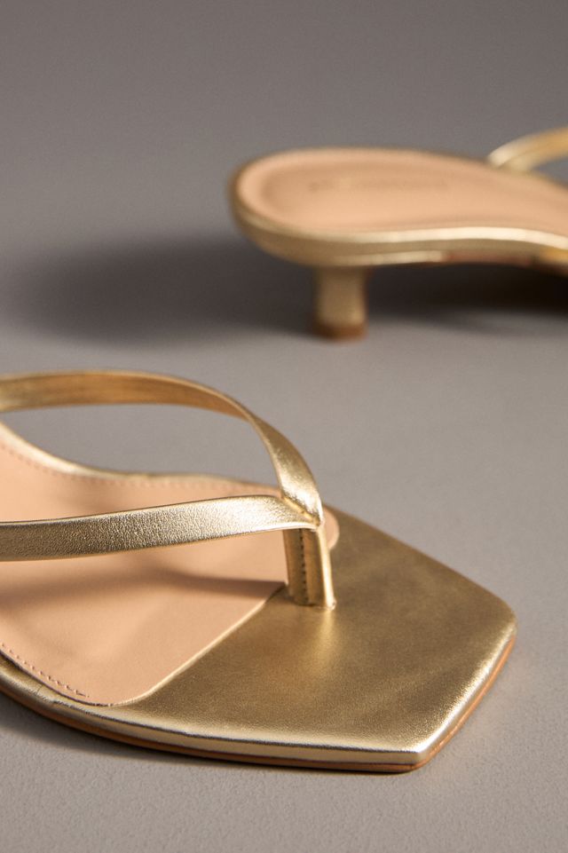 By Anthropologie Toe-Strap Kitten Heels #6