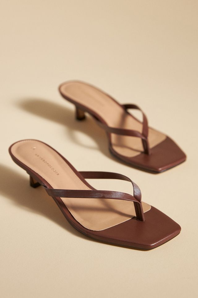 By Anthropologie Thong Kitten Heels | Anthropologie