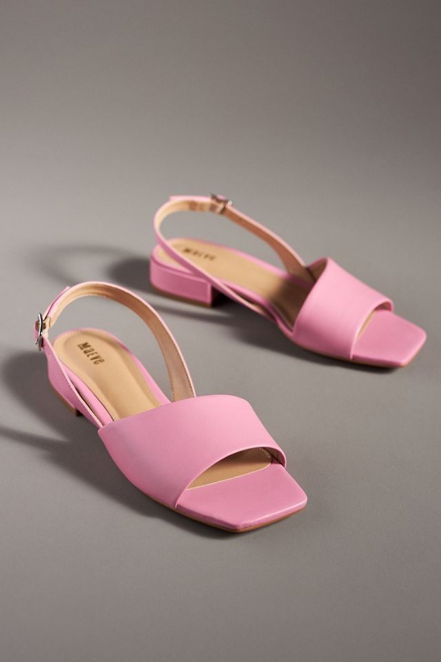 Maeve Asymmetric Slingback Heels #1