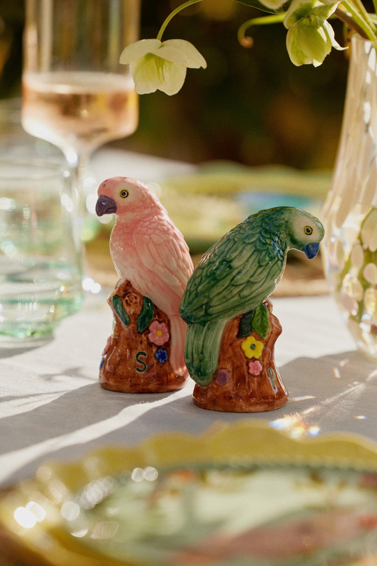 Loro Bird Salt & Pepper Shakers