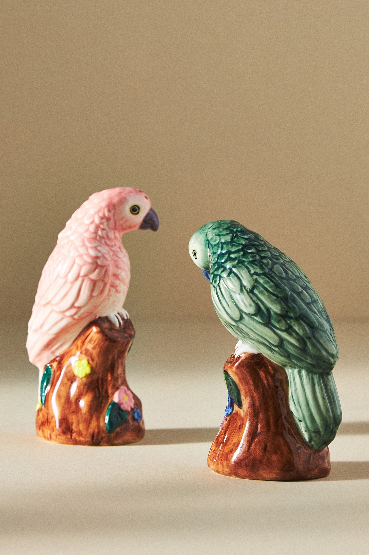 Loro Bird Salt & Pepper Shakers