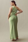 white strapless dress with scarf Mew Mews Cyrila Strapless Crystal Scarf Maxi Dress main image 0