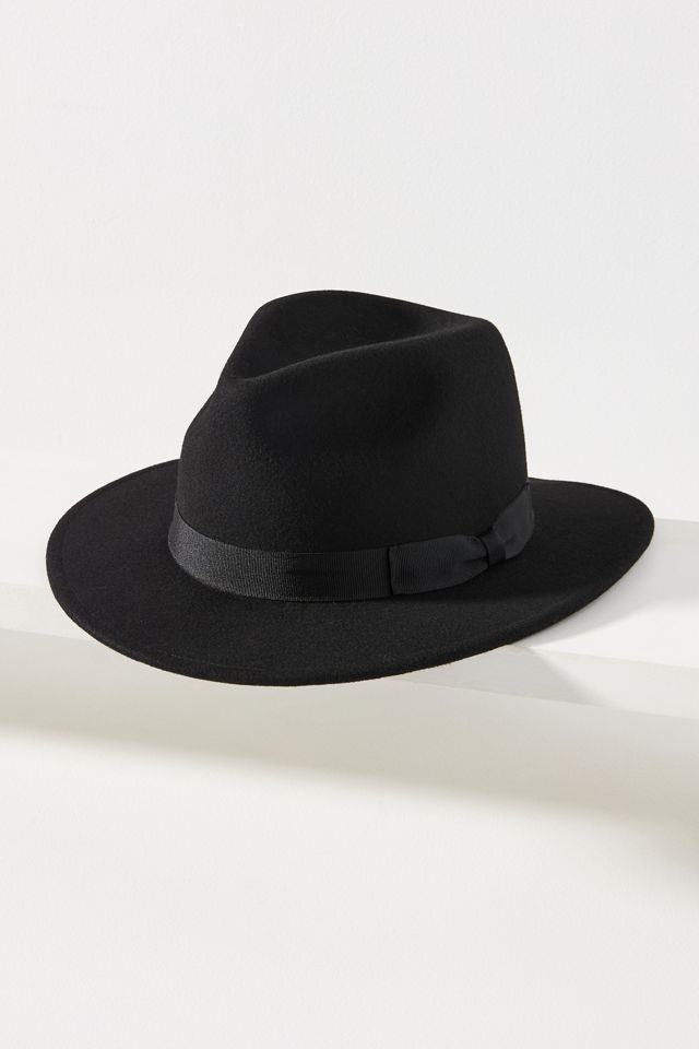 ANTHROPOLOGIE Amelia Black Fedora Wool Hat Anthropologie | Accessories | Anthropologie Amelia Black  main image 4