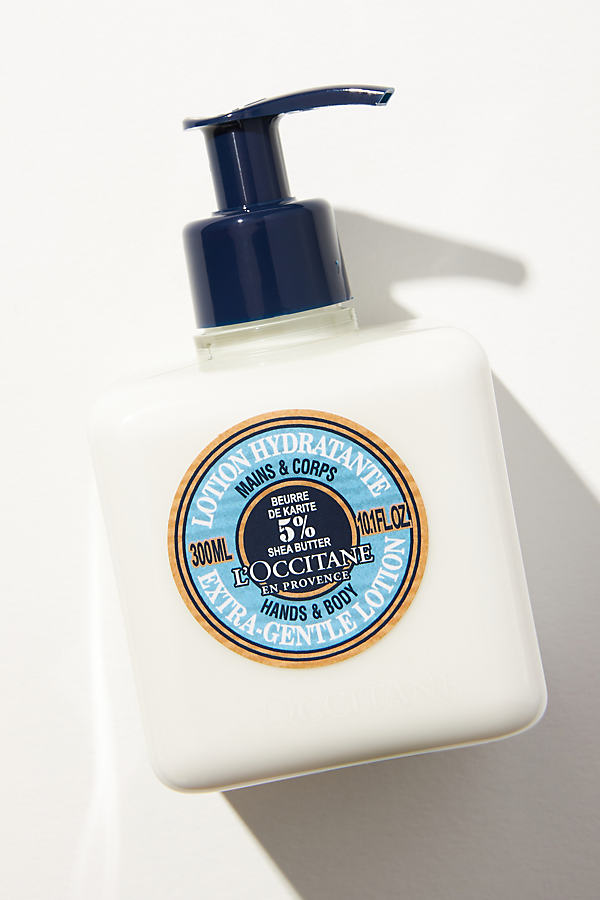 L'occitane Shea Butter Hands & Body Extra-gentle Lotion In White