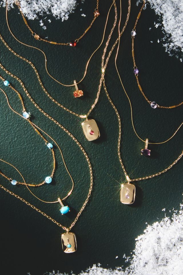 Birthstone Necklaces, Set of 3 #1