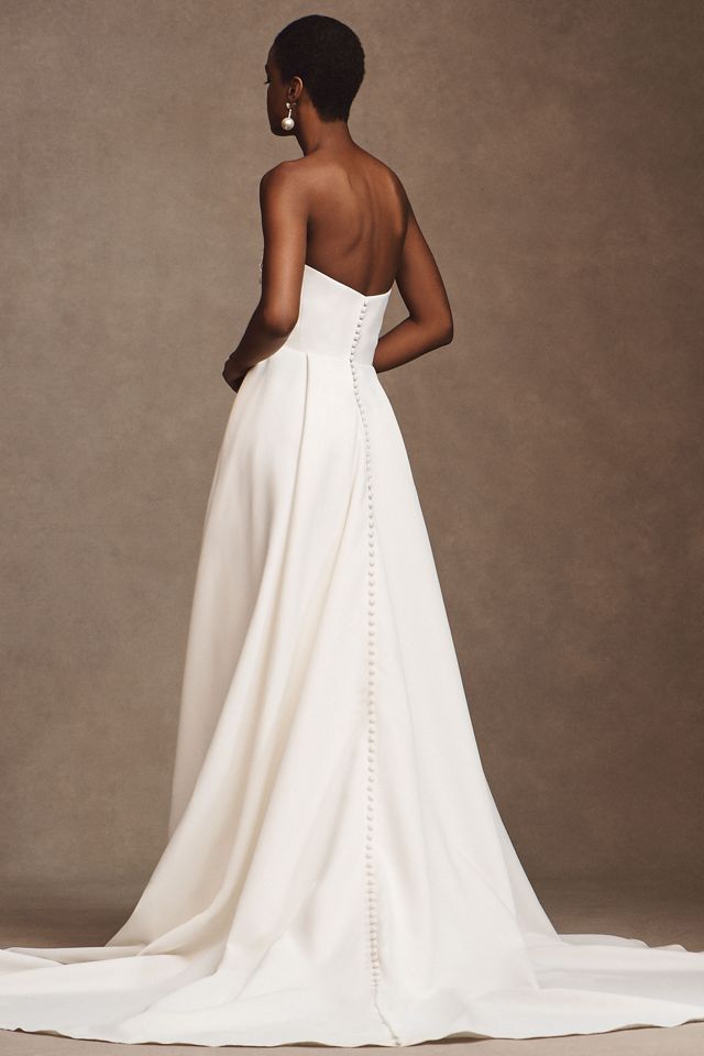 BHLDN Hadley Floral Appliqué Wedding Gown #1