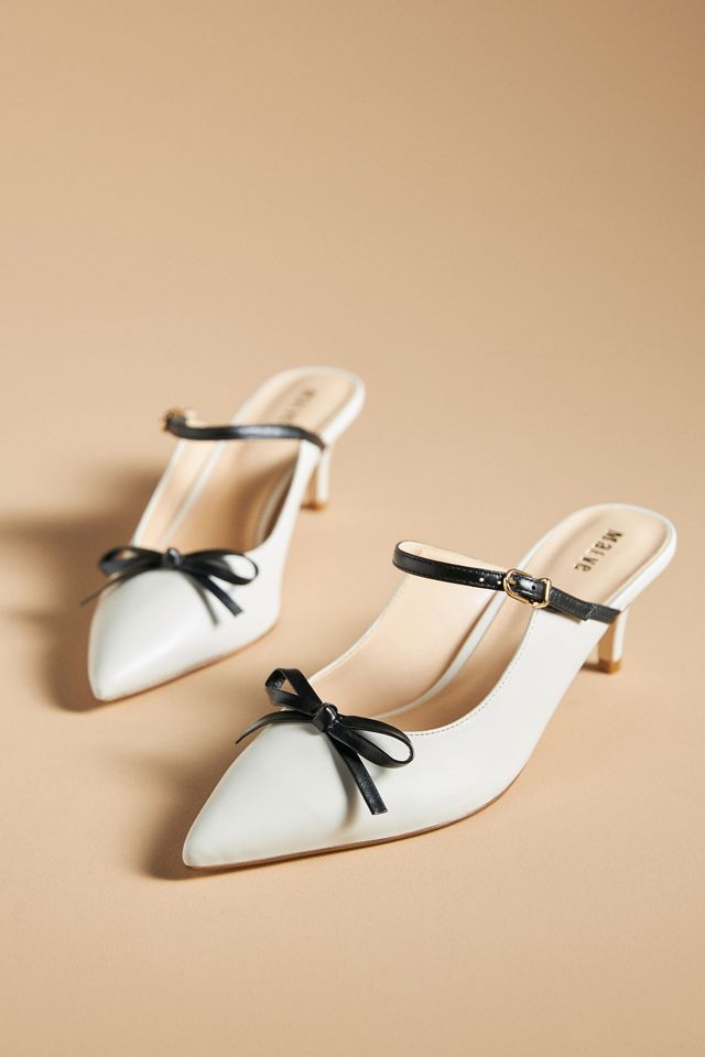Maeve Bow Kitten-Heel Mules #2