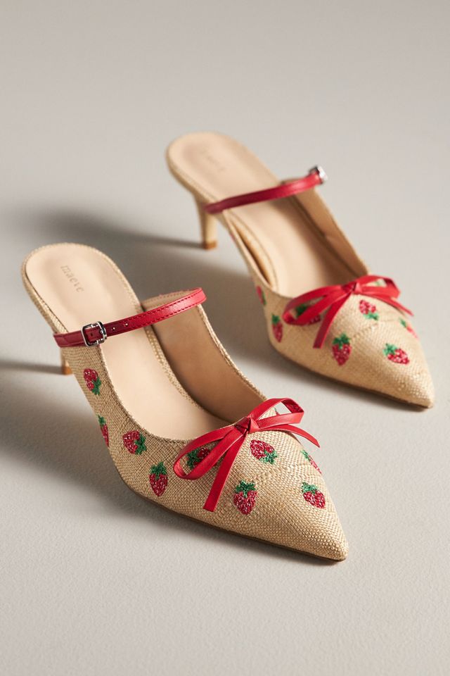 Maeve Bow Kitten-Heel Mules #2