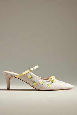 Mules à Talons Kitten Bow en taille: 39 chez Anthropologie - Maeve - Modalova