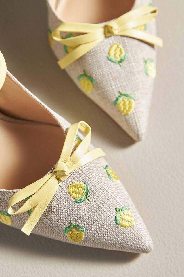 Maeve Bow Kitten-Heel Mules #2