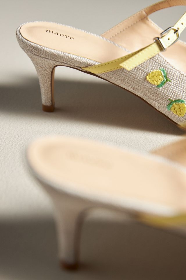 Maeve Bow Kitten-Heel Mules #3