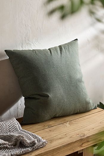 Grid Weave Outdoor Pillow