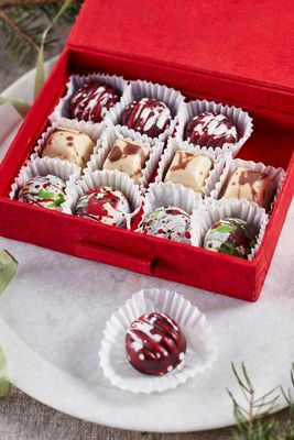 Knipschildt Holiday Trio Chocolates, Box of 12