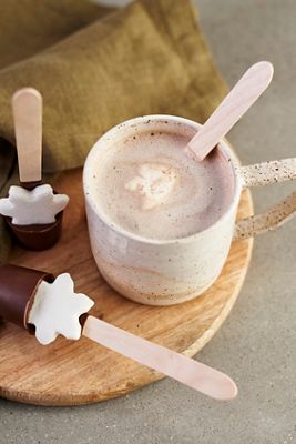 Snowflake Hot Cocoa Stir Sticks, Set of 3