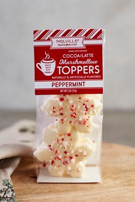 Peppermint Snowflake Marshmallows