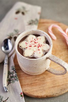 Peppermint Snowflake Marshmallows