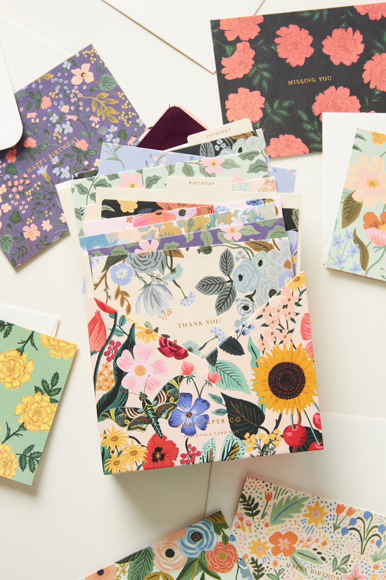 Rifle Paper Co. Mixed Florals Essentials Card Box