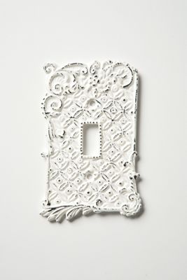 Tin Roof Switch Plate, Single