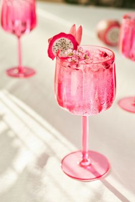 Lucia Acrylic Wine Glasses, Set of 4