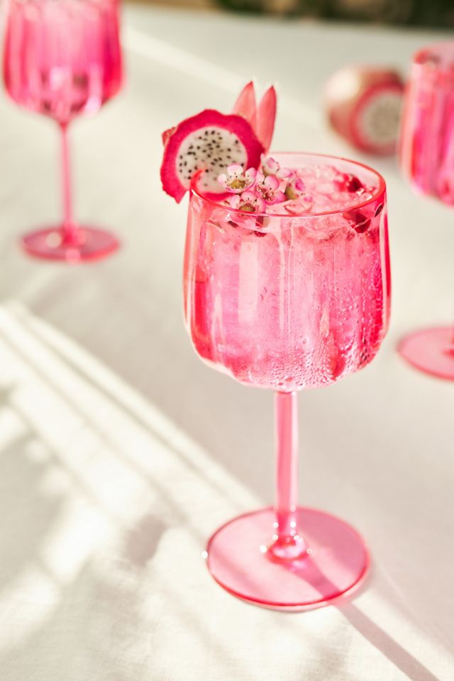 Lucia Acrylic Wine Glasses, Set of 4