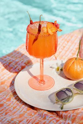 Milky Footed Glasses, Set of 2