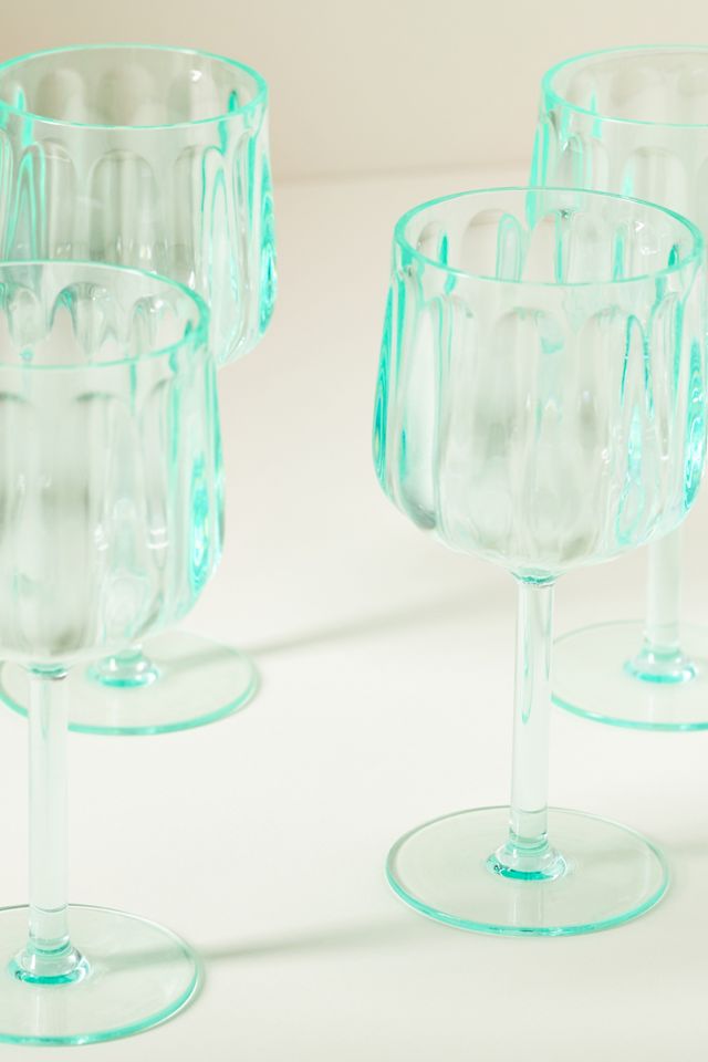 Lucia Acrylic Wine Glasses, Set of 4 #6