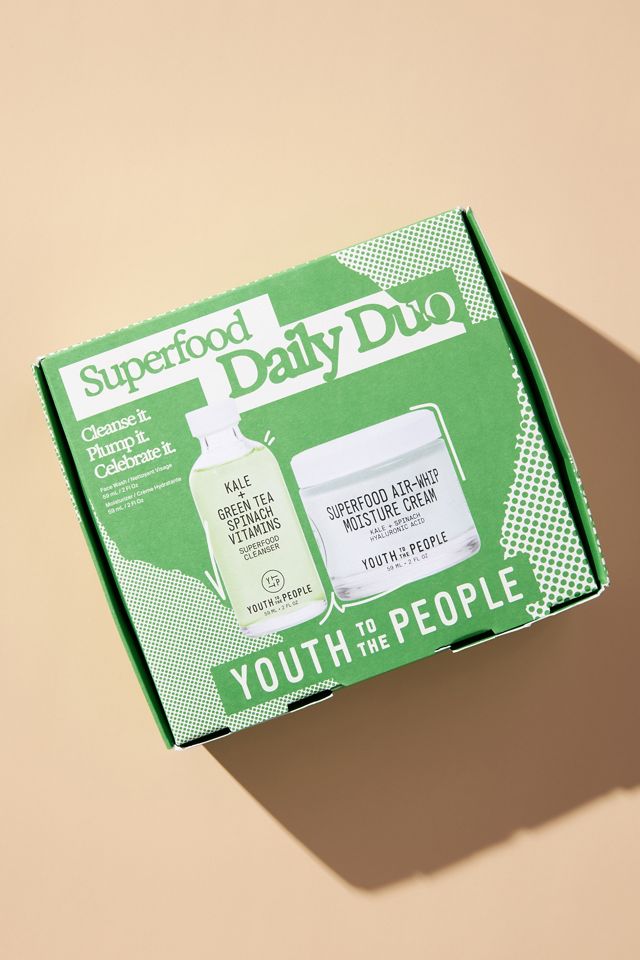Youth To The People Superfood Daily Duo with Cleanser and Air-Whip Lightweight Face Moisturizer #1