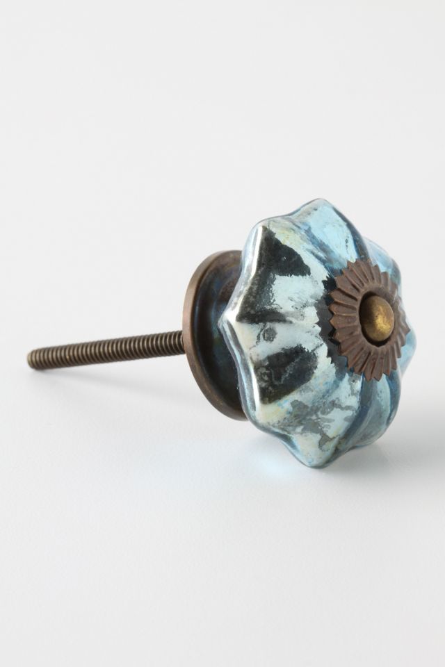 Mercury Glass Melon Knob #1